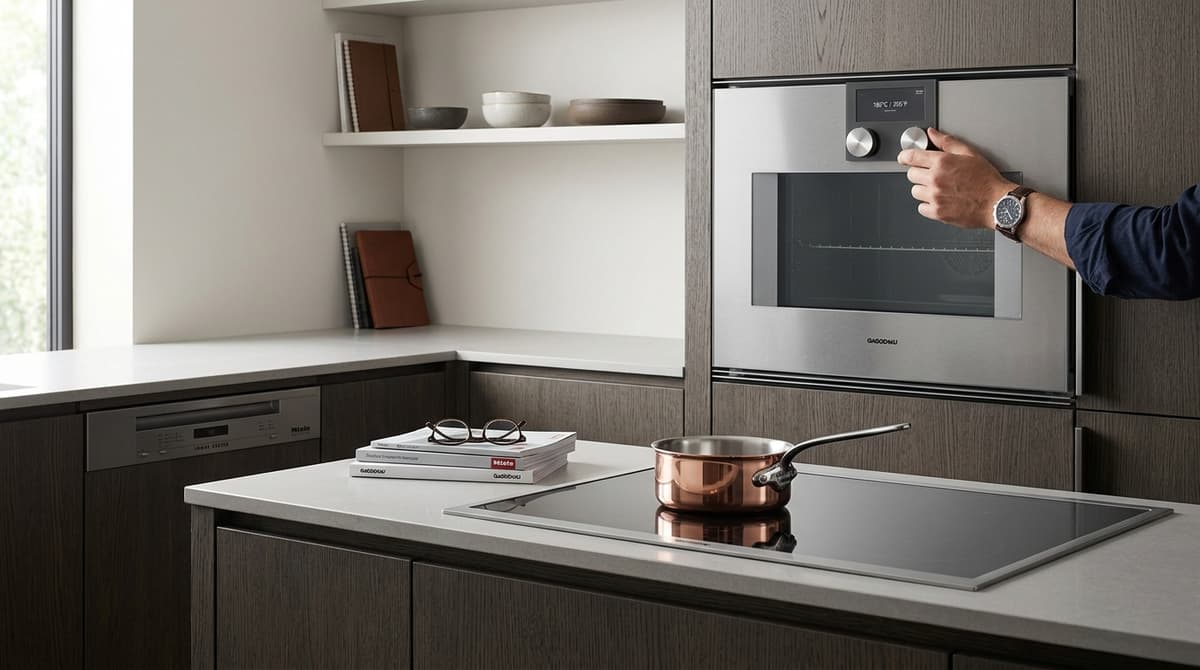 Editorial illustration for "The Premium Kitchen Appliance Brands That Actually Earn Their Price Tags"