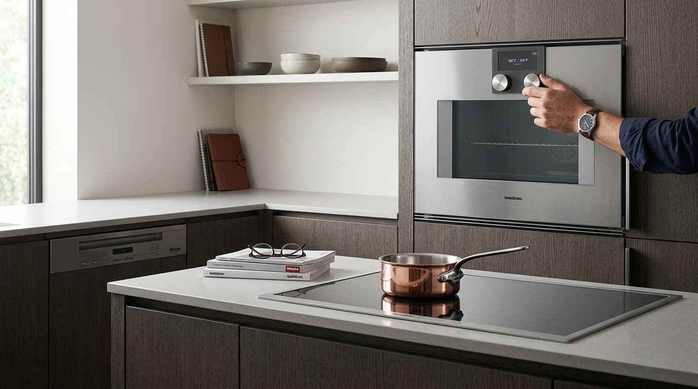 Editorial illustration for "The Premium Kitchen Appliance Brands That Actually Earn Their Price Tags"