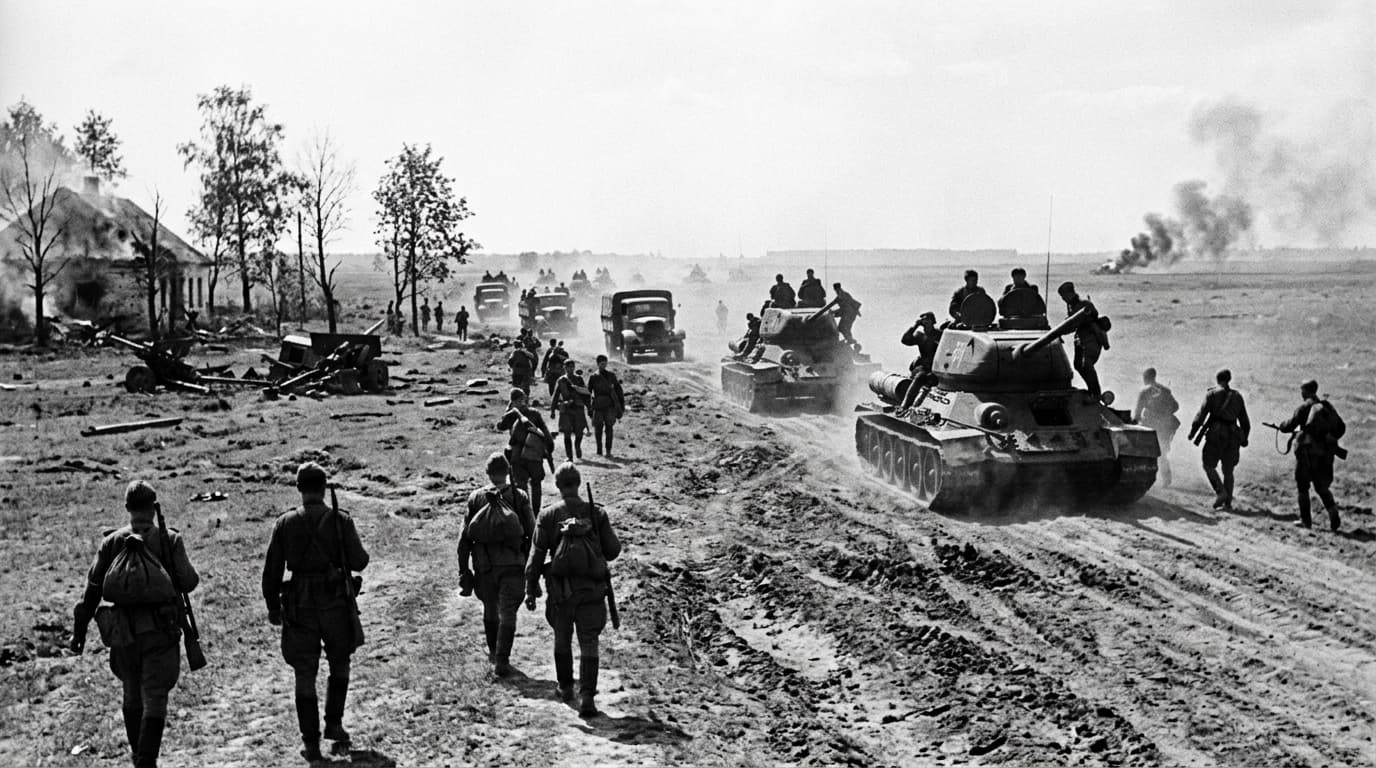 Hero image for "The Iron Ledger: Operation Bagration 1944 — the Soviet offensive that dwarfed D-Day and barely made Western textbooks"