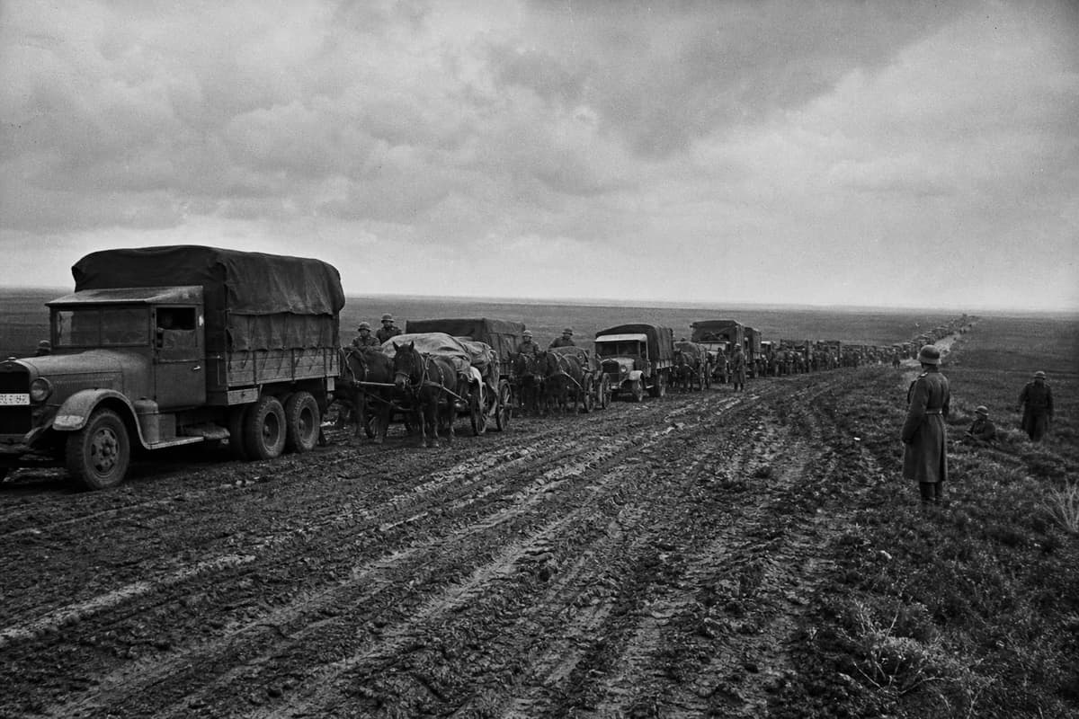 Hero image for "The Supply Line That Couldn't Reach Moscow: How German Logistics Doctrine Doomed Barbarossa Before the First Frost"