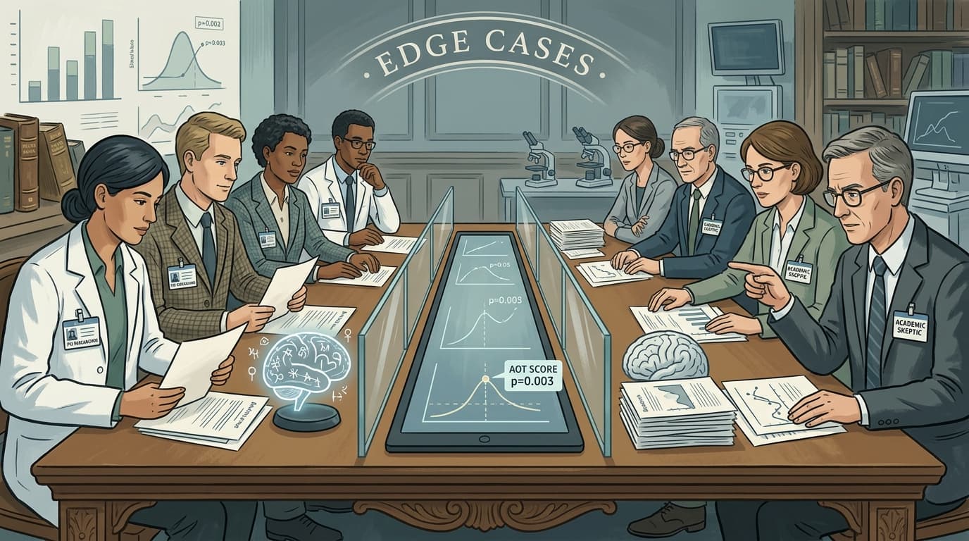 Editorial illustration for "The Replication Problem in Psi Research Has a Replication Problem of Its Own"