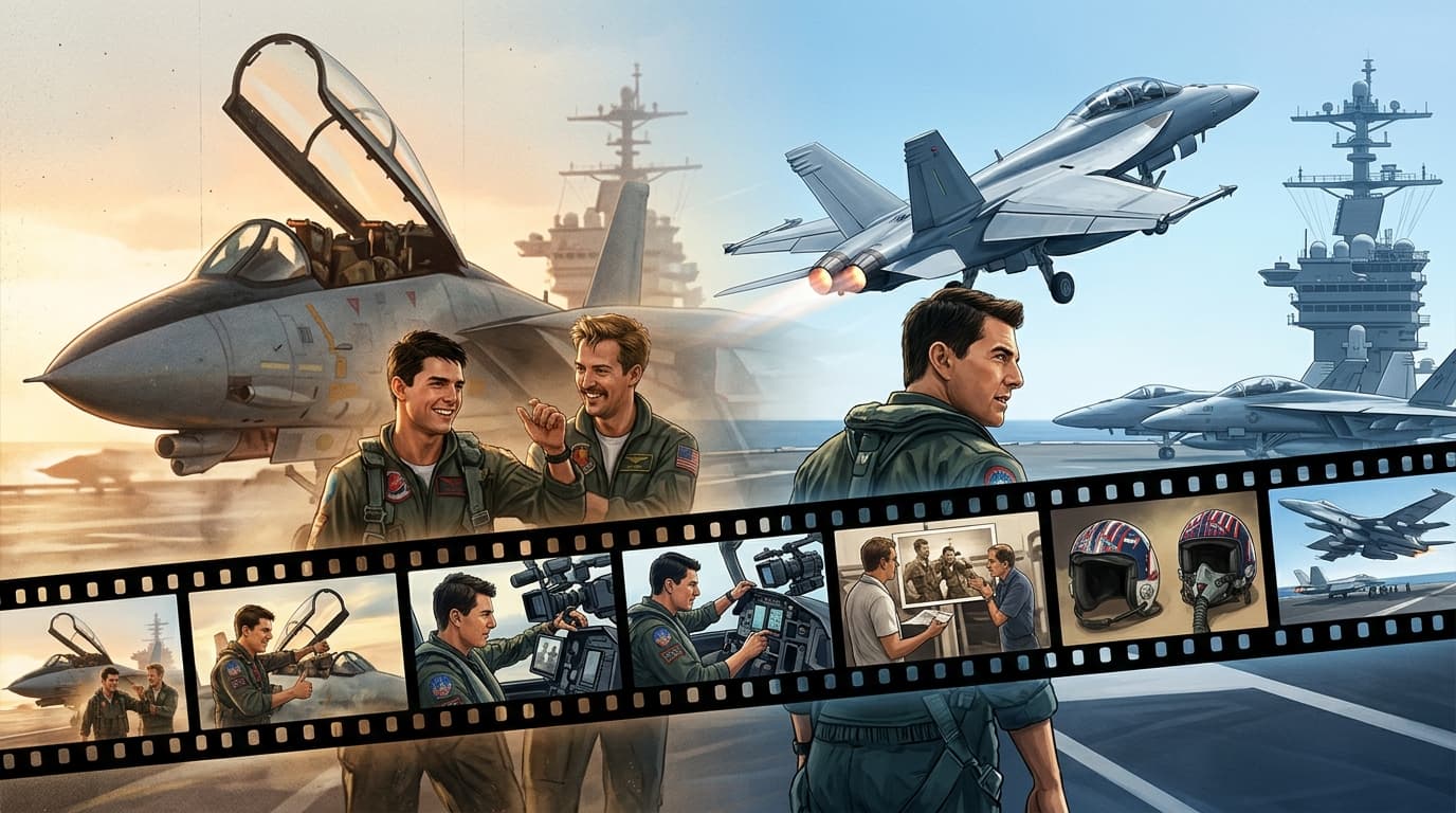 Editorial illustration for "*Top Gun: Maverick* Didn't Revive a Franchise — It Replaced One"