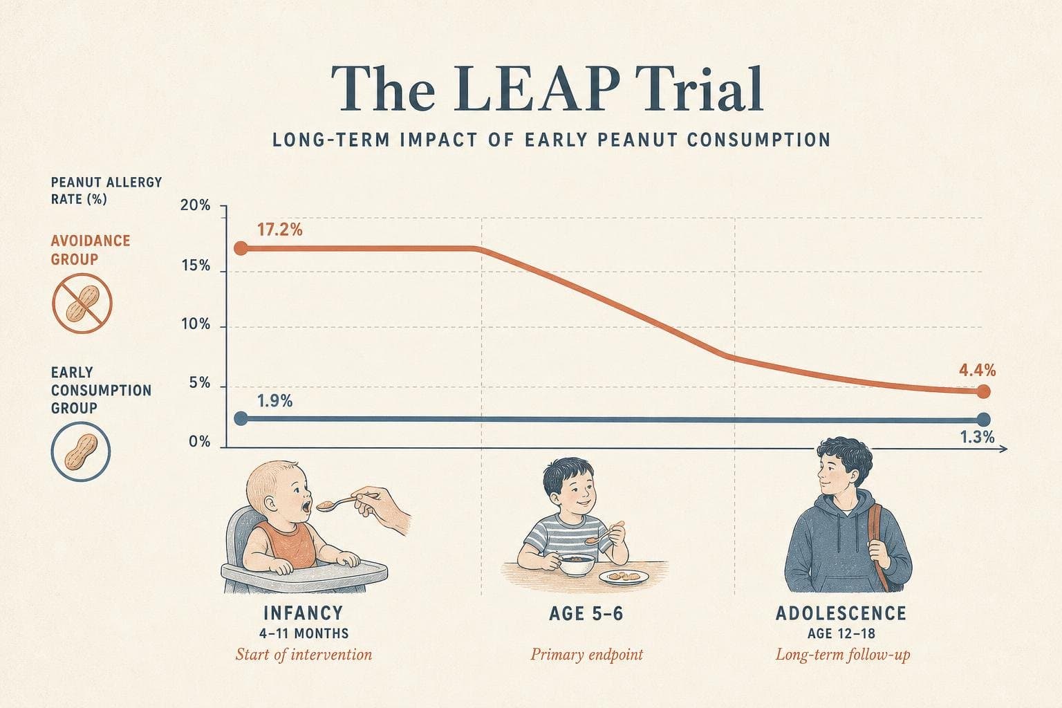 Hero image for "The Peanut Allergy Trial Just Published Its 13-Year Checkup, and the Protection Held"