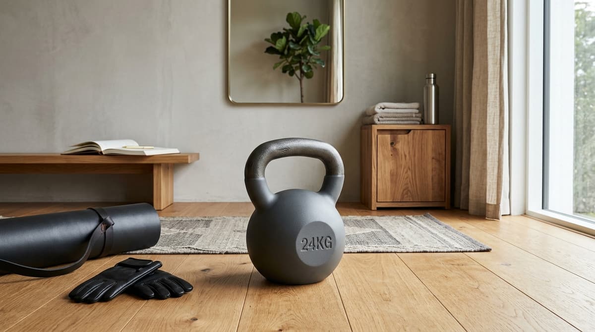 Editorial illustration for "The Home Gym Gear Worth the Space It Takes Up"