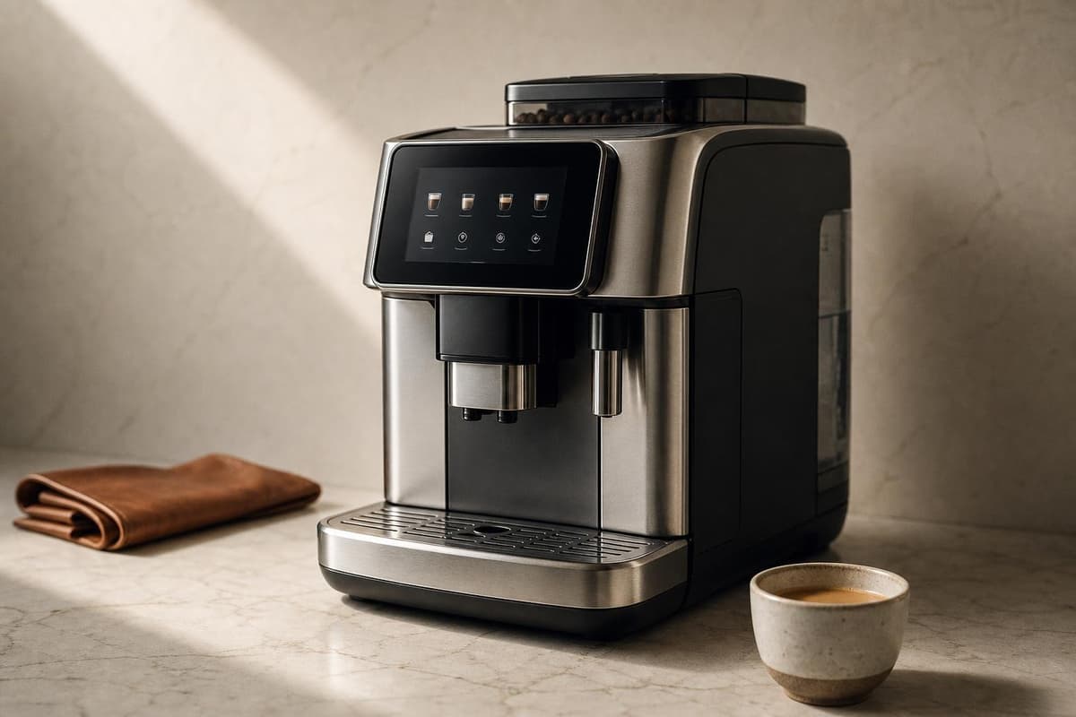 Hero image for "The Home Espresso Machine That Actually Belongs in a Professional's Kitchen"
