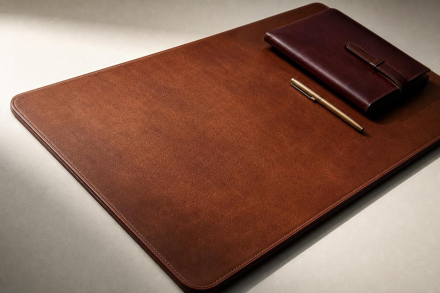 Hero image for "The Leather Desk Mat Is the One Upgrade That Makes Everything Else Look Intentional"