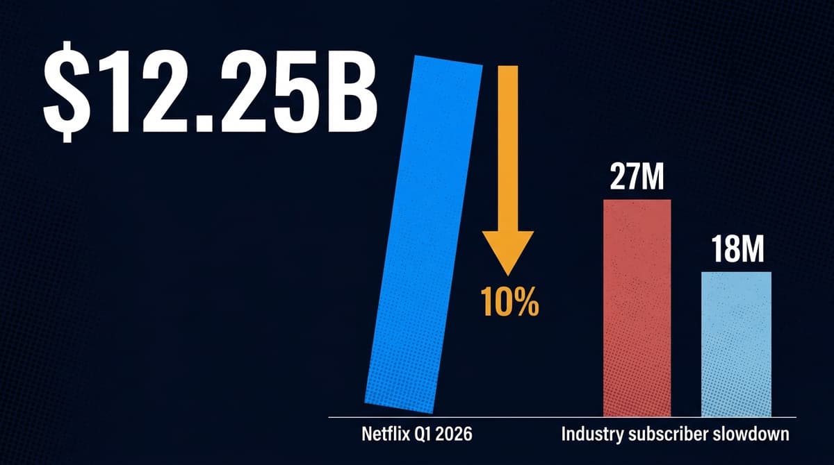 Hero image for "Netflix Beat Q1, Then Watched Its Stock Fall 10%. That Gap Tells You Everything."