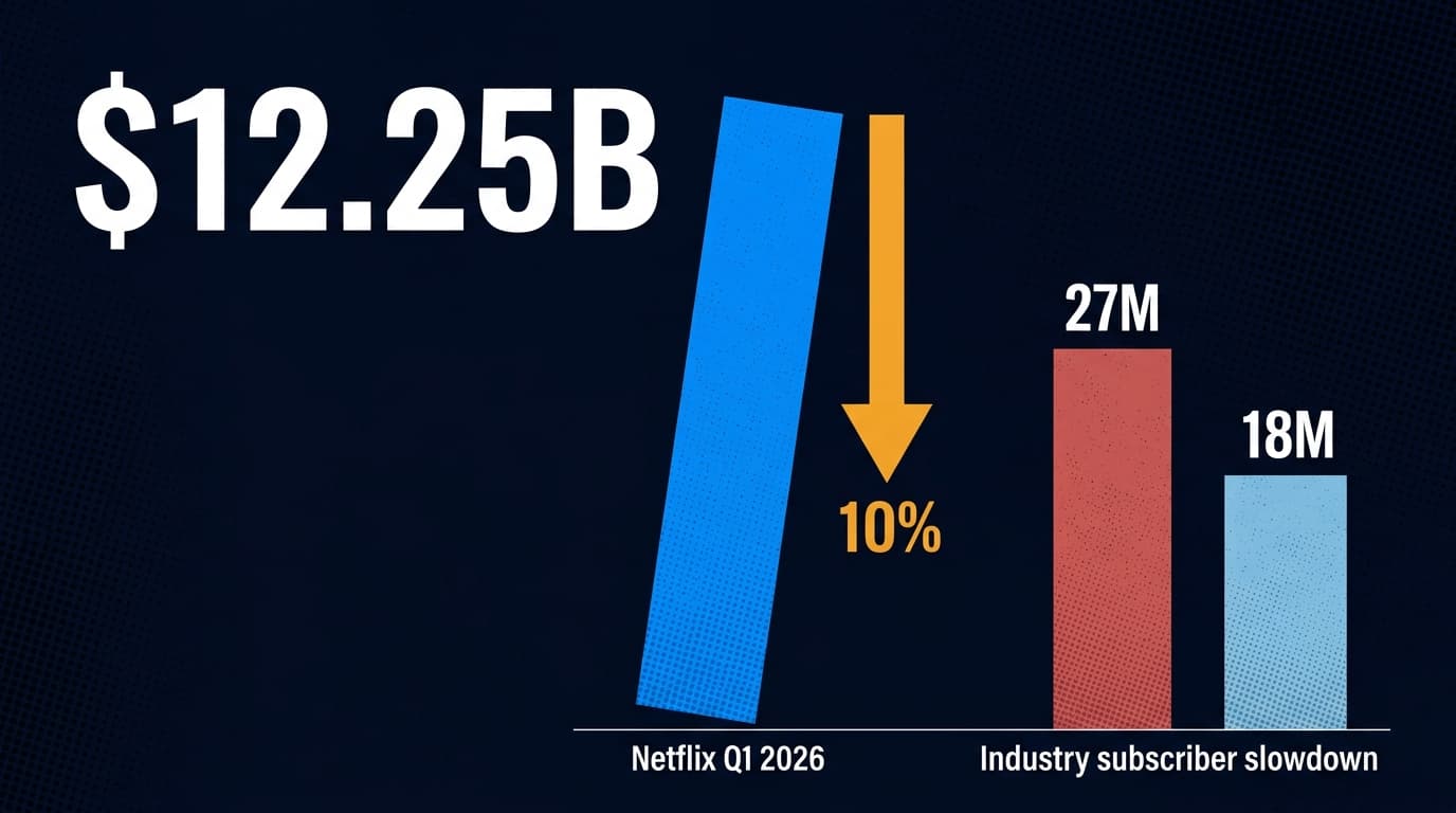 Hero image for "Netflix Beat Q1, Then Watched Its Stock Fall 10%. That Gap Tells You Everything."
