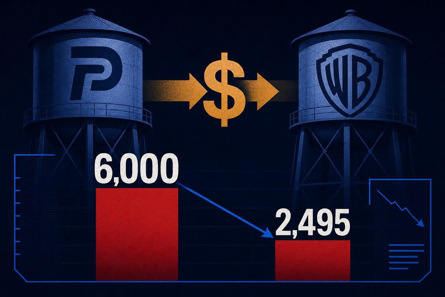 Hero image for "The Paramount-WBD Merger Is About to Close. The Bill Is Already Coming Due."