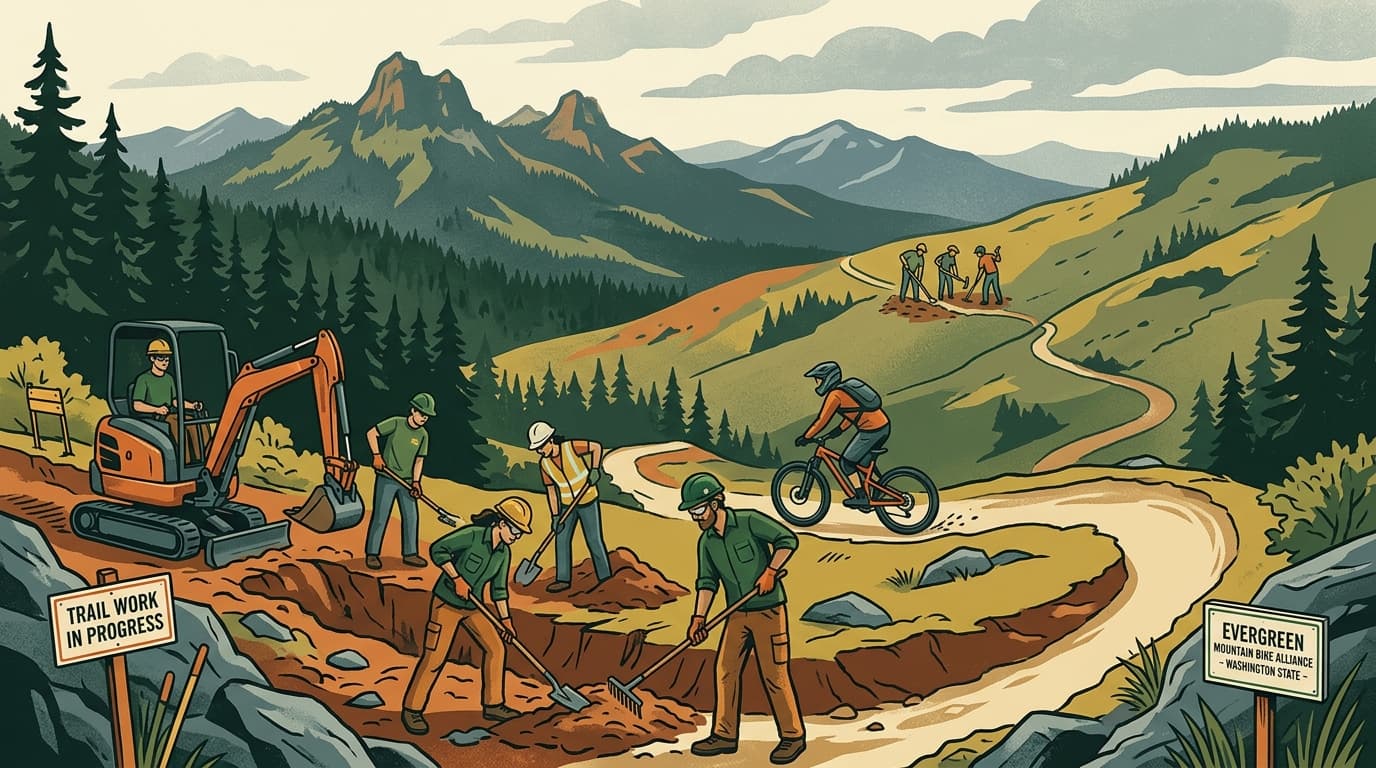 Editorial illustration for "Washington Is Quietly Closing the Trail Gap Nobody Thought Was Closeable"