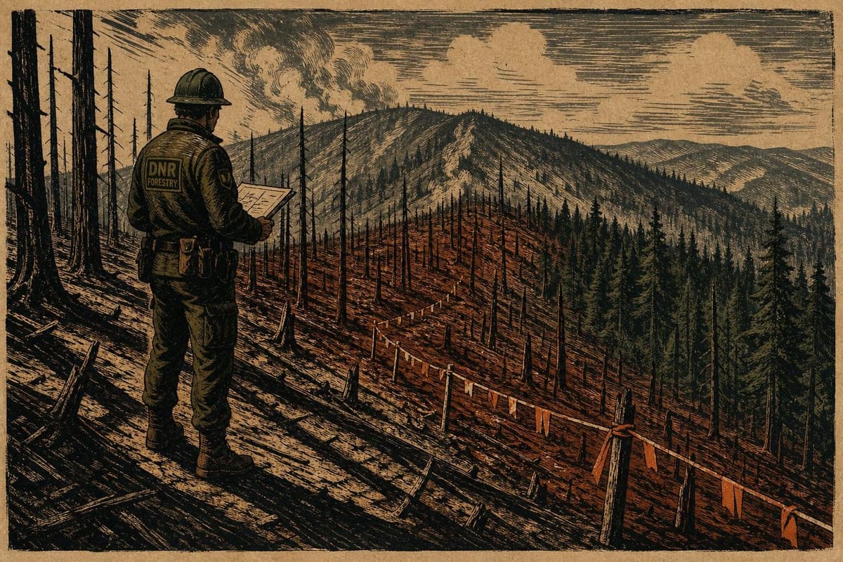Hero image for "When Fire Does What Timber Permits Don't: DNR's Real Role in Closing Washington Trails"