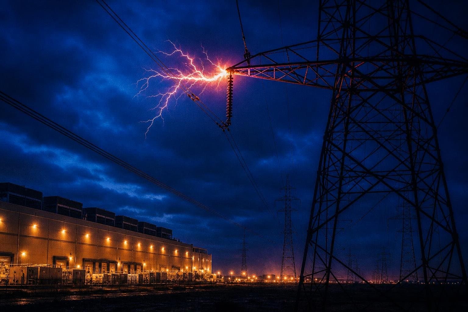 Hero image for "The 3,800 MW Wake-Up Call: AI Compute Is Breaking Grid Physics — and the Industry Is Only Starting to Reckon With It"