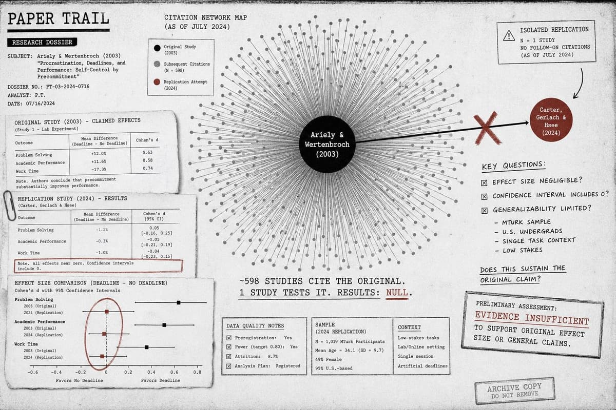Hero image for "The Landmark Study That Didn't Hold Up — and the System That Made It Hard to Know"