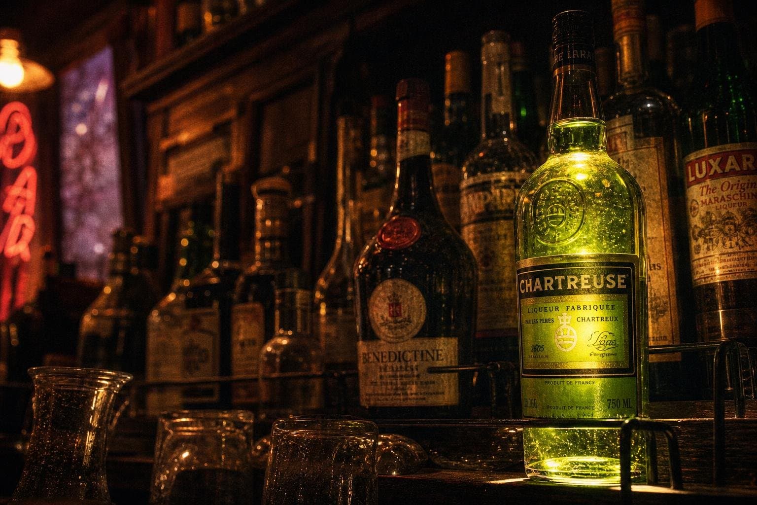 Hero image for "Benedictine Has Been Hiding in Plain Sight. Chartreuse Gets All the Credit."