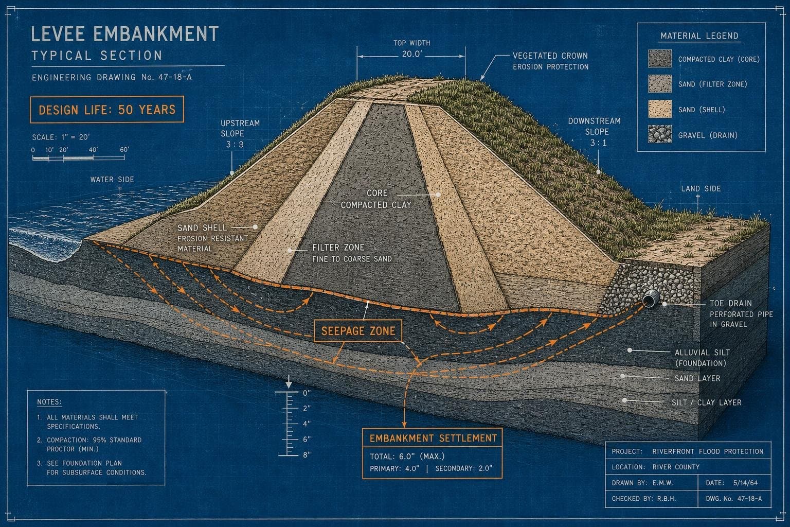 Hero image for "Pennsylvania's Levees Aren't Failing — They're Just Not Accredited, and That Distinction Has a Price Tag"