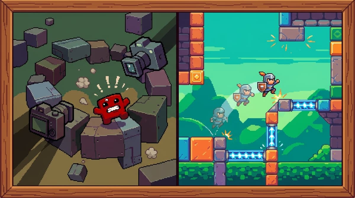 Editorial illustration for "Retro Platformers Don't Need New Dimensions — They Need Better Ideas"