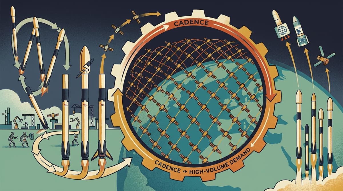 Editorial illustration for "Reusable Rockets Are Cheaper — But Not for the Reasons SpaceX Claims"