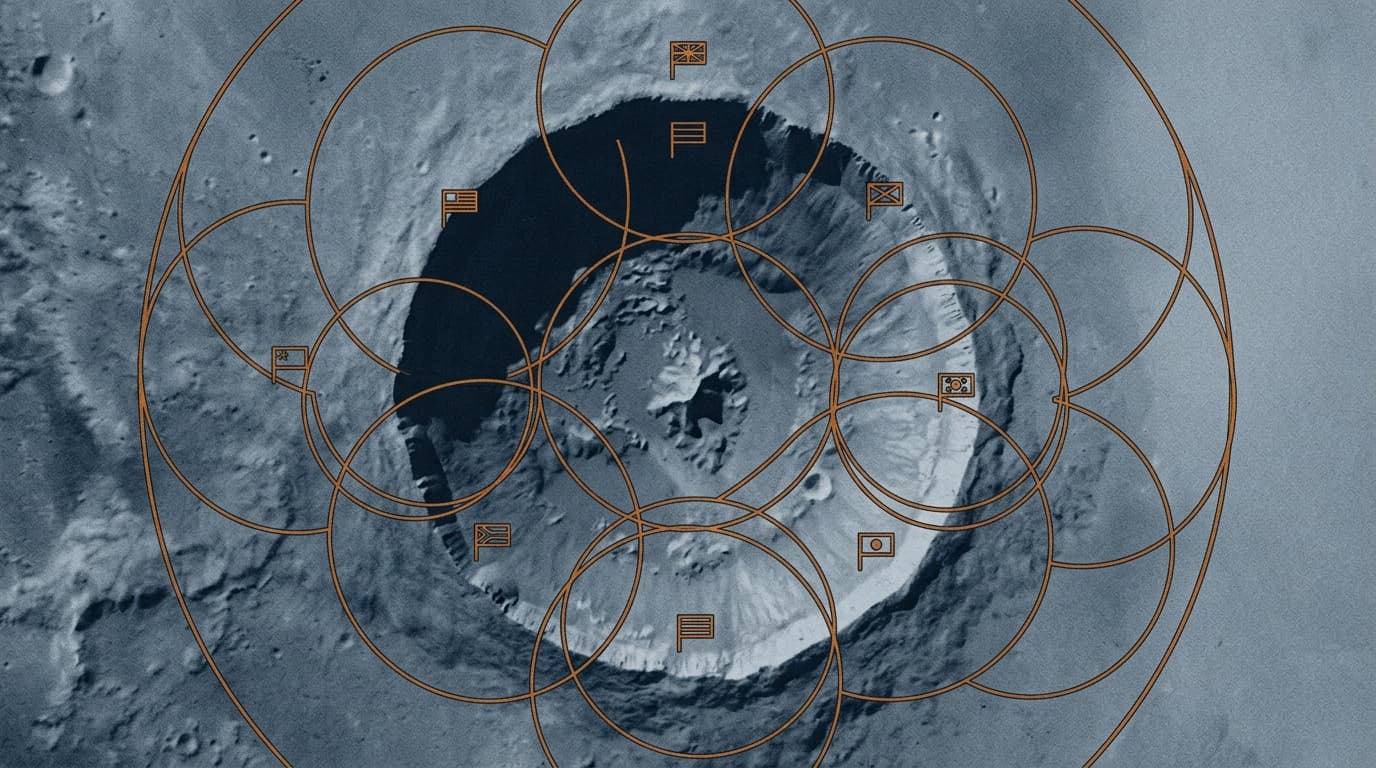 Hero image for "The Moon Isn't Big Enough for Everyone's Plans — and the Rules Don't Settle It"