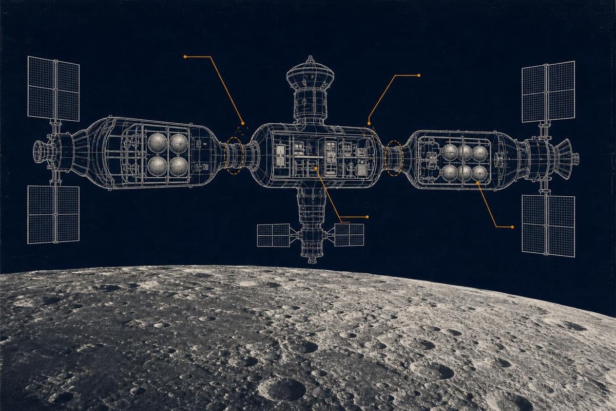 Hero image for "Gateway Is Dead. The Argument for Orbital Infrastructure Isn't."