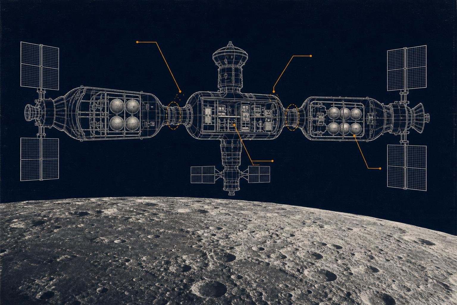 Hero image for "Gateway Is Dead. The Argument for Orbital Infrastructure Isn't."