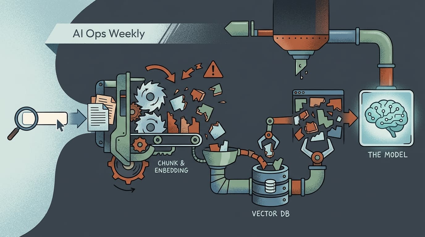 Editorial illustration for "RAG Pipelines Don't Fail at the Model Layer. They Fail Three Steps Before It."