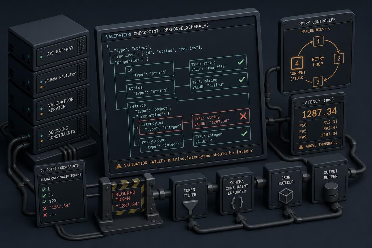 Hero image for "JSON Schema Validation Ate My Retry Budget. Here's What Actually Replaced Regex."