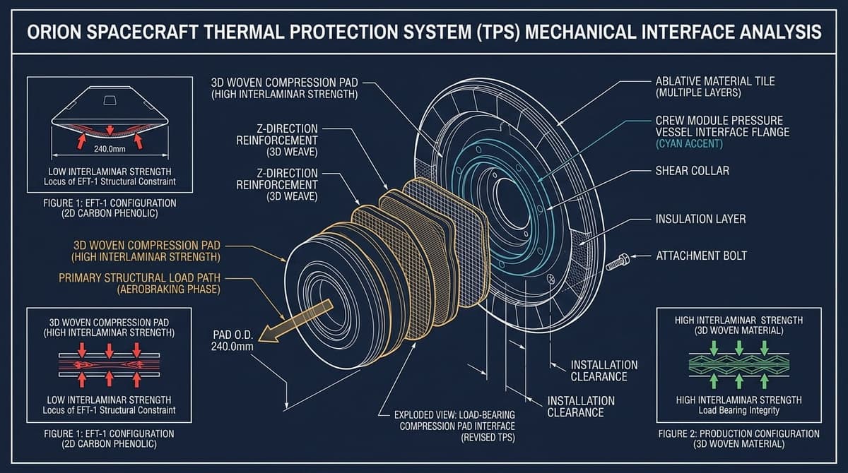 Hero image for "Orion's Heat Shield Isn't Just Thermal Protection — It's a Load-Bearing Structure"