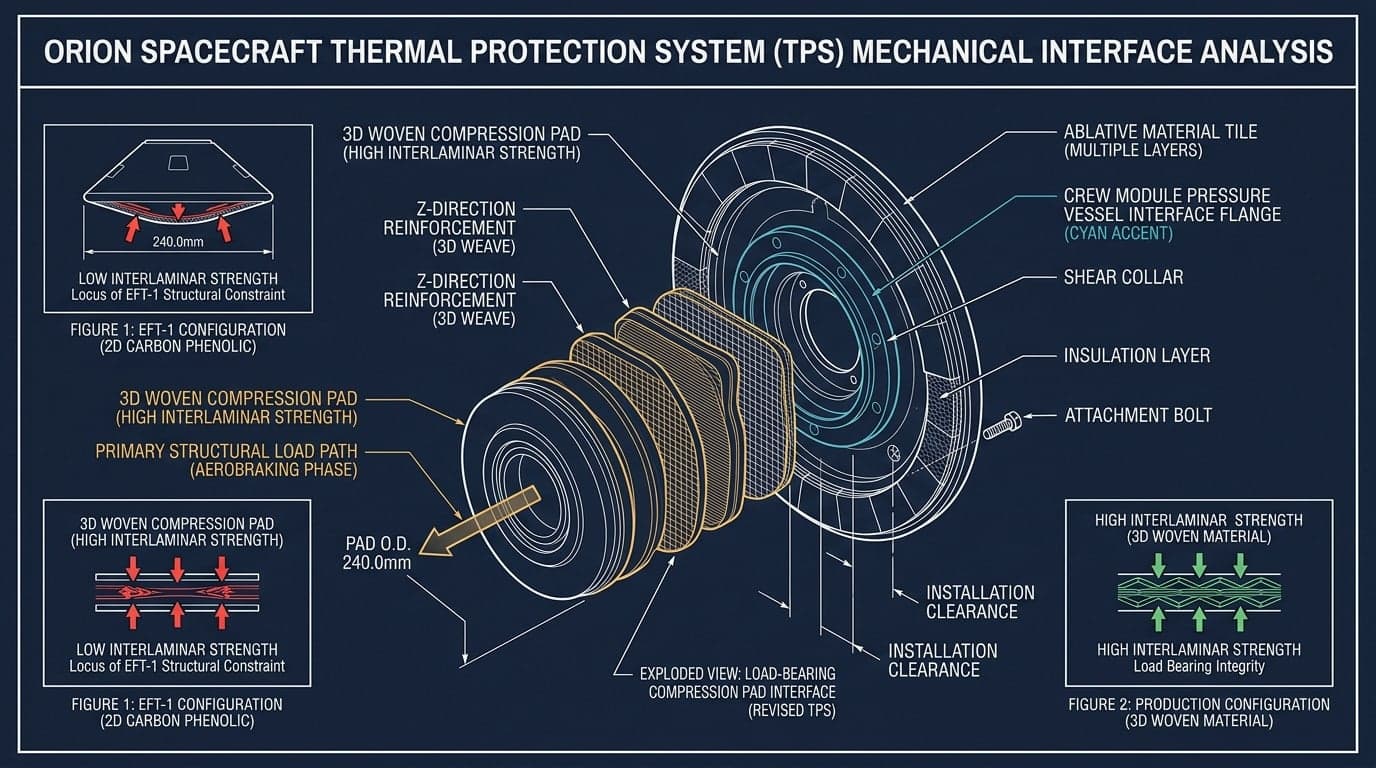 Hero image for "Orion's Heat Shield Isn't Just Thermal Protection — It's a Load-Bearing Structure"
