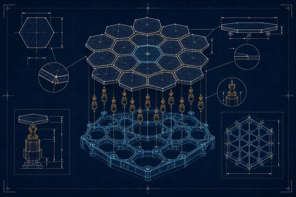 Hero image for "Webb's Mirror Is 18 Pieces Because Physics Wouldn't Allow One"