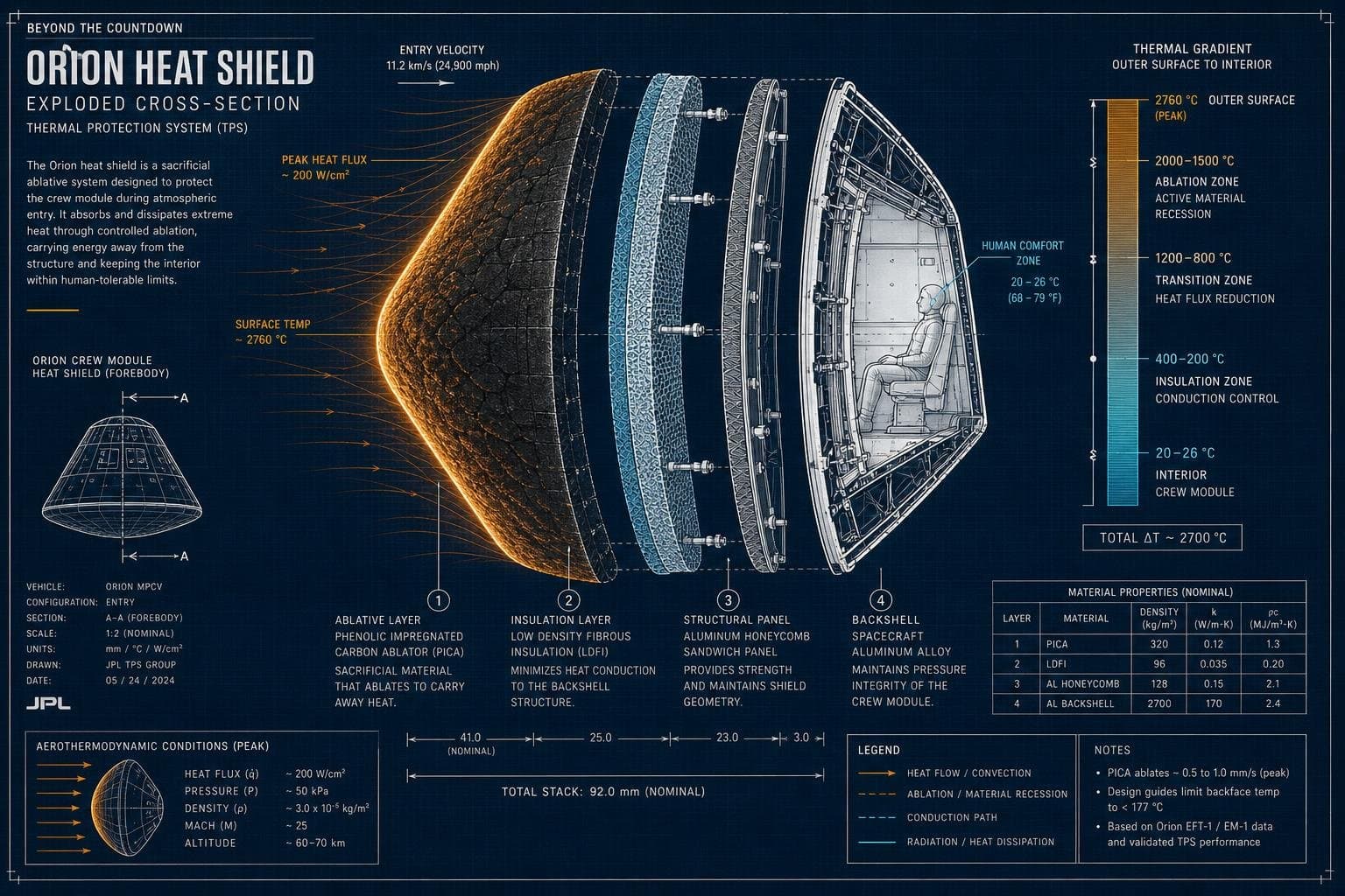 Hero image for "Orion's Heat Shield Passed Its Hardest Test. Artemis III Has to Repeat It With Humans Inside."