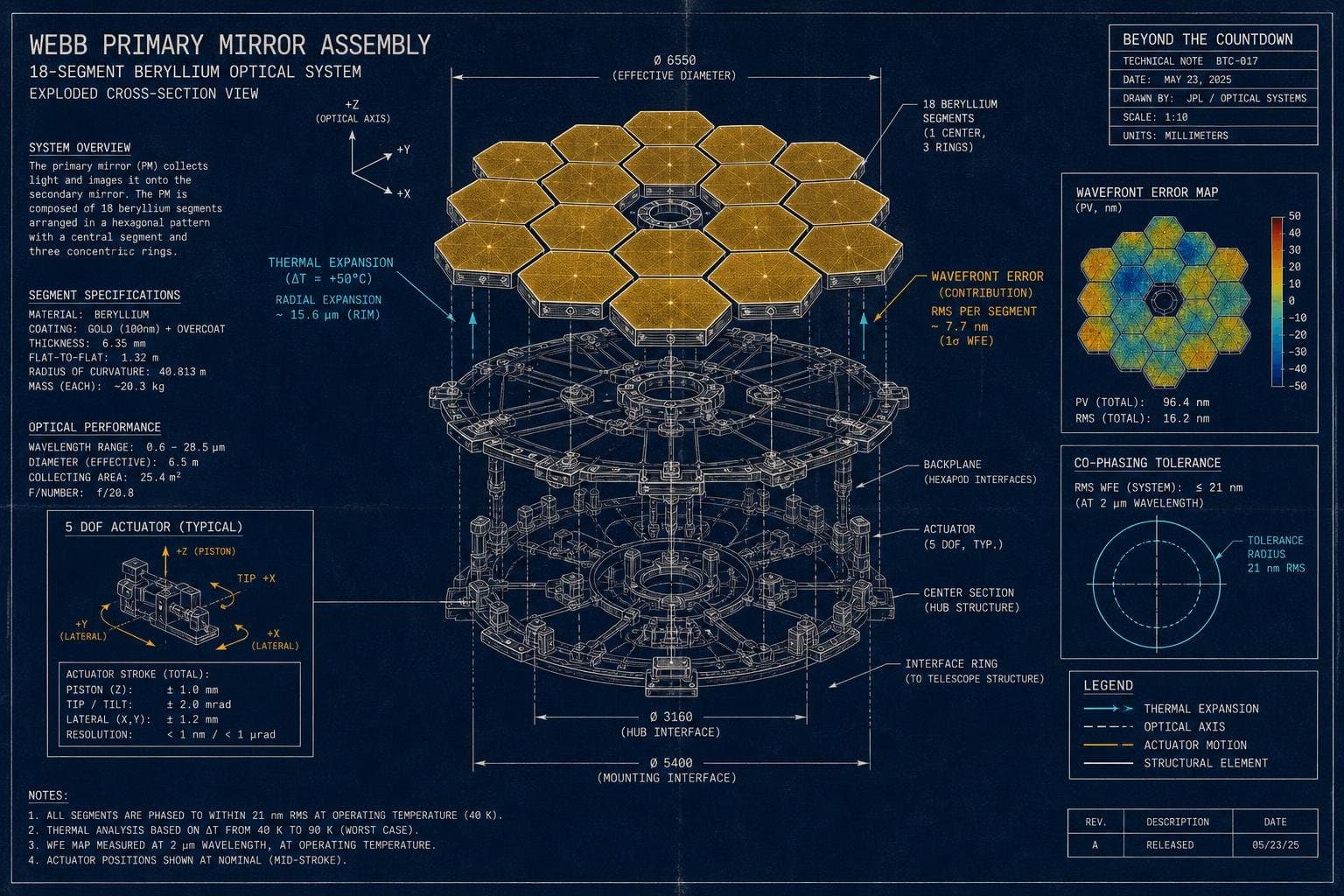 Hero image for "Webb's Mirror Delivers Twice the Sharpness Promised — Here's the Thermal Engineering That Explains Why"