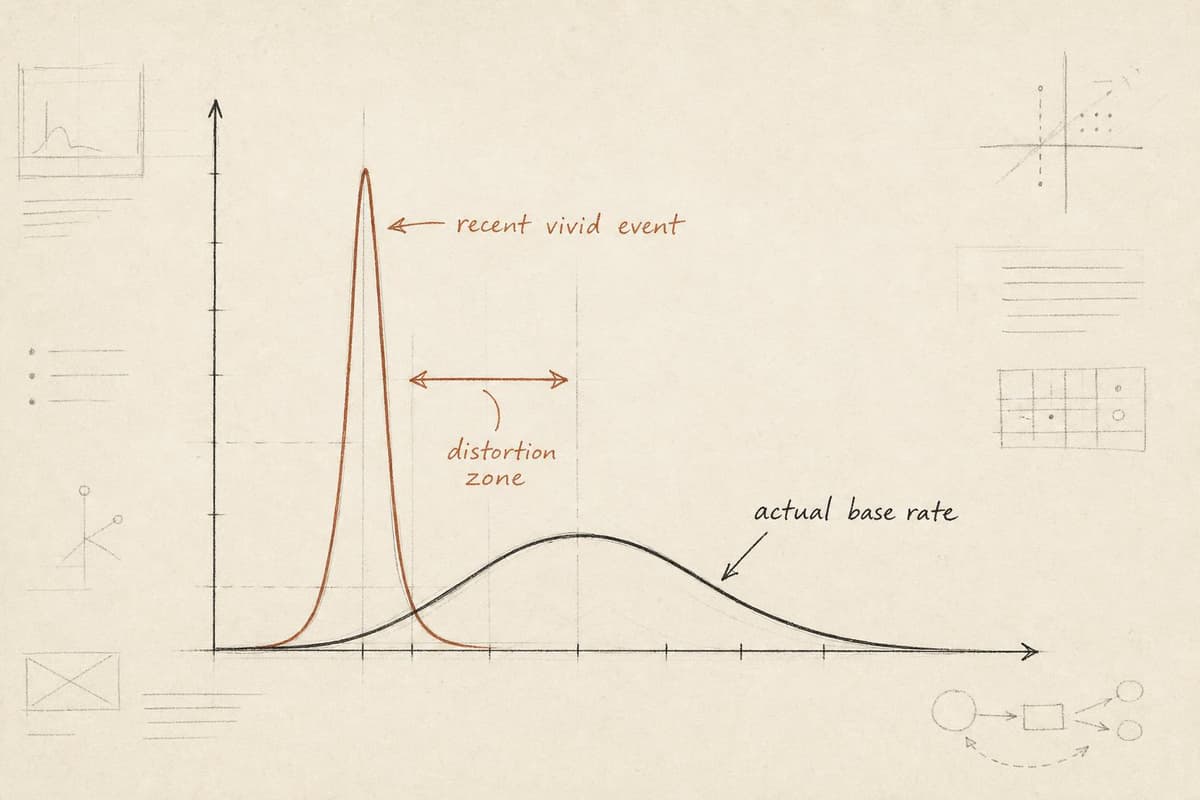 Hero image for "Your Brain Treats "Recent" as "Likely" — and That's a Risk Management Problem"