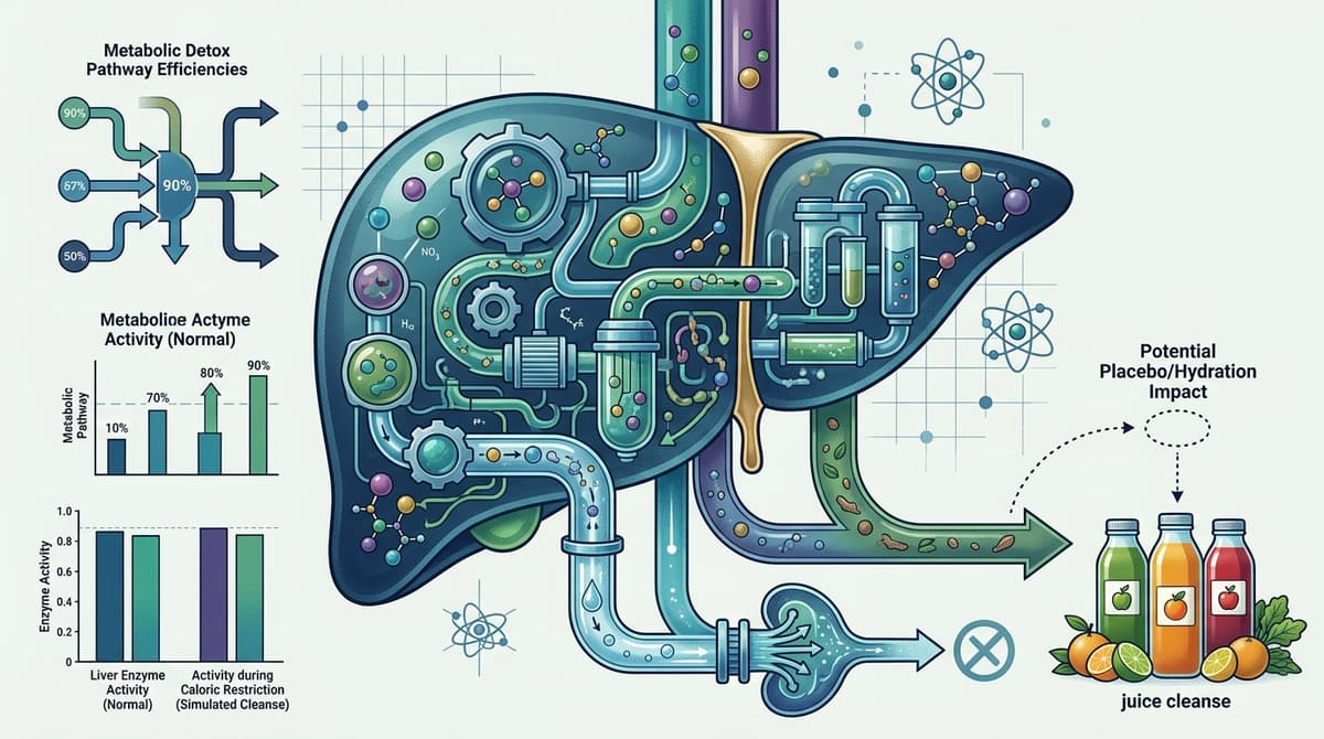 Editorial illustration for "Your Liver Doesn't Need a Juice Cleanse. It's Already Doing the Job."