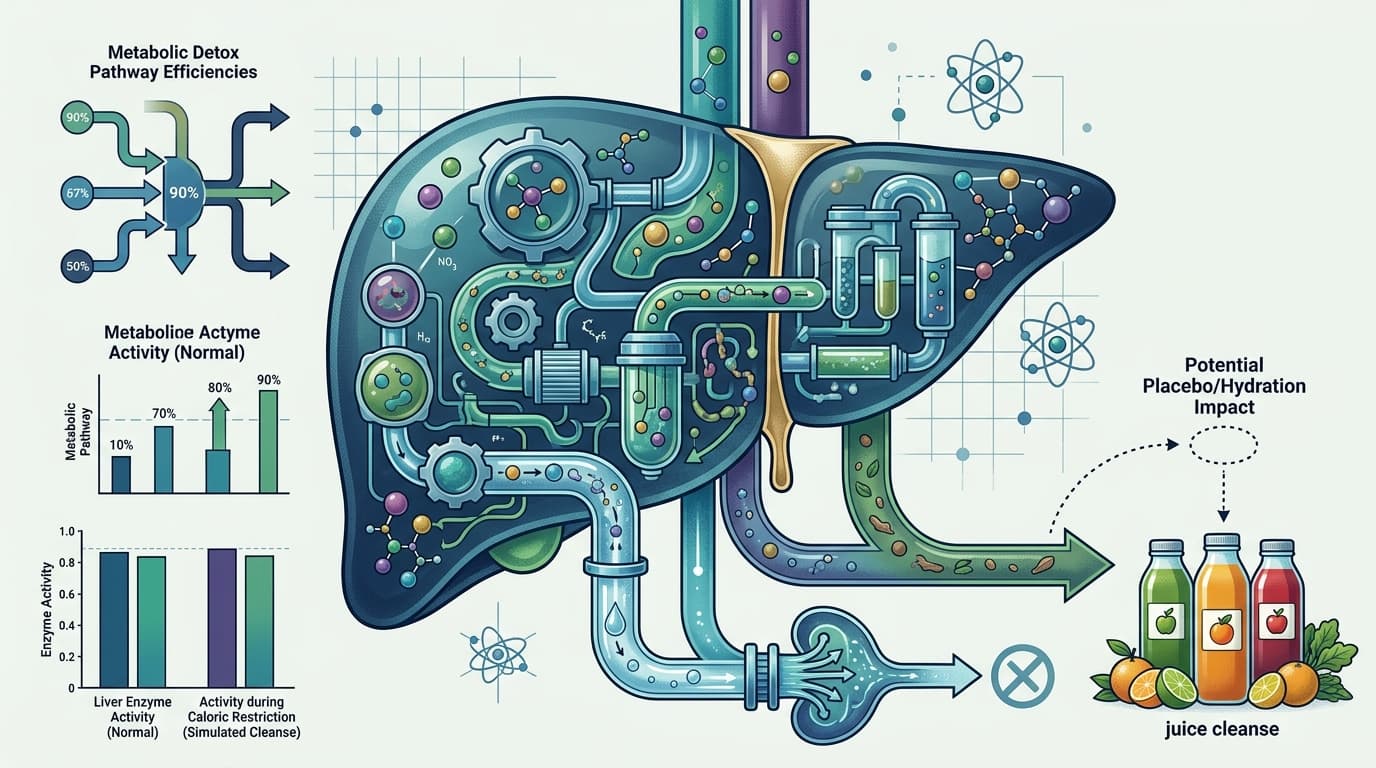 Editorial illustration for "Your Liver Doesn't Need a Juice Cleanse. It's Already Doing the Job."