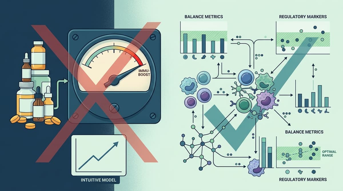 Editorial illustration for ""Boosting" Your Immune System Is a Category Error"