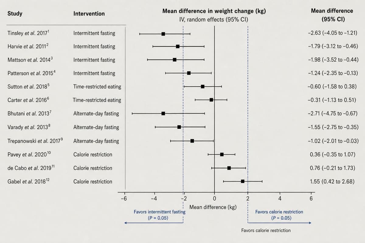 Hero image for "Intermittent Fasting Beats Calorie Restriction on the Rankings — but Not by Much"