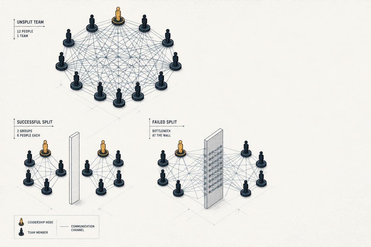Hero image for "The Team Split Decision Starts With Headcount in the Wrong Place"