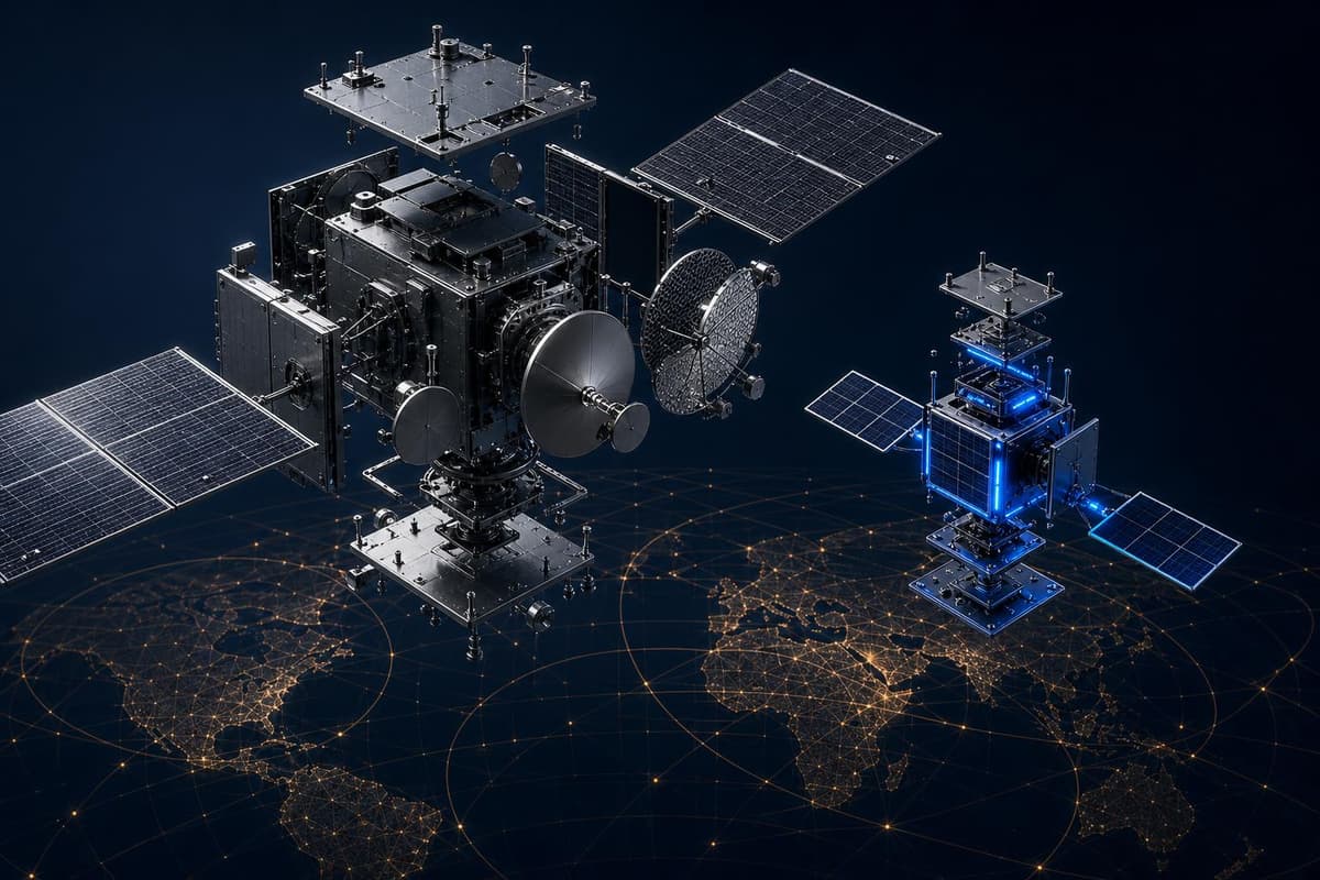 Hero image for "The Pentagon's Satellite Strategy Is Splitting in Two — And Startups Are Winning One Half"