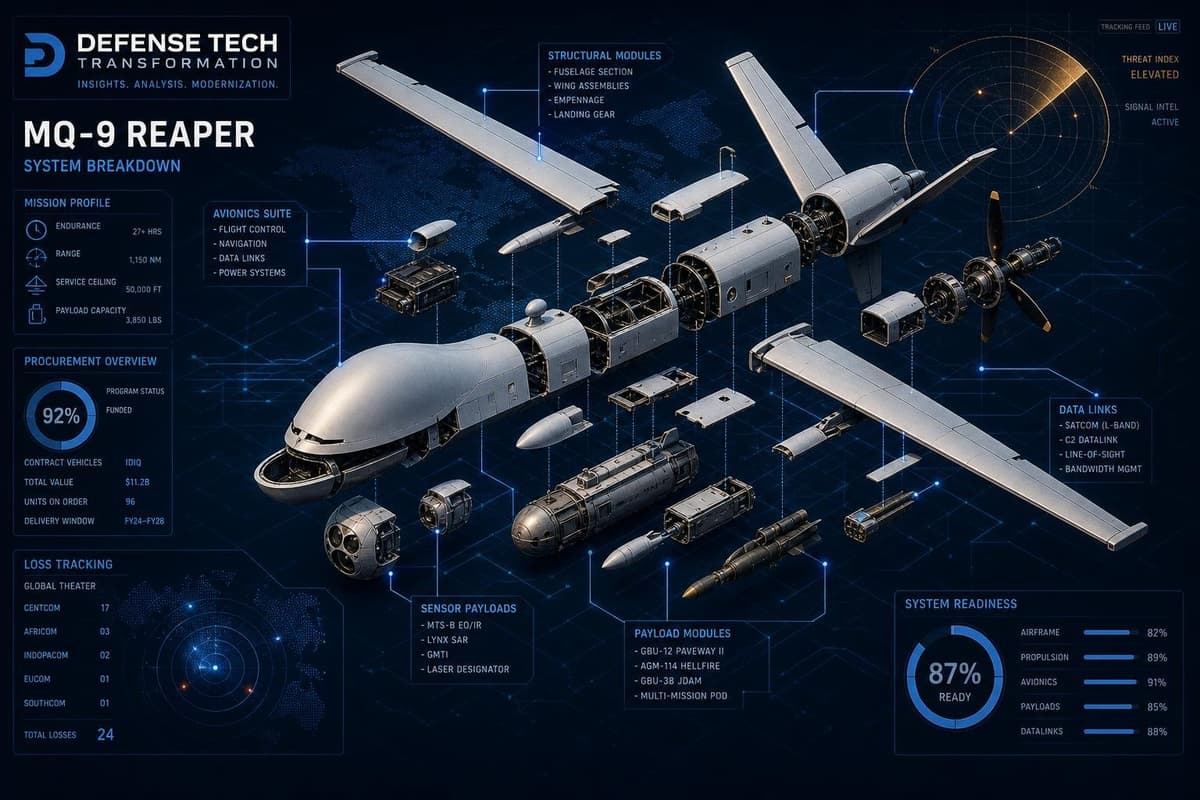 Hero image for "The Reaper's Combat Losses Just Rewrote the Drone Procurement Playbook"