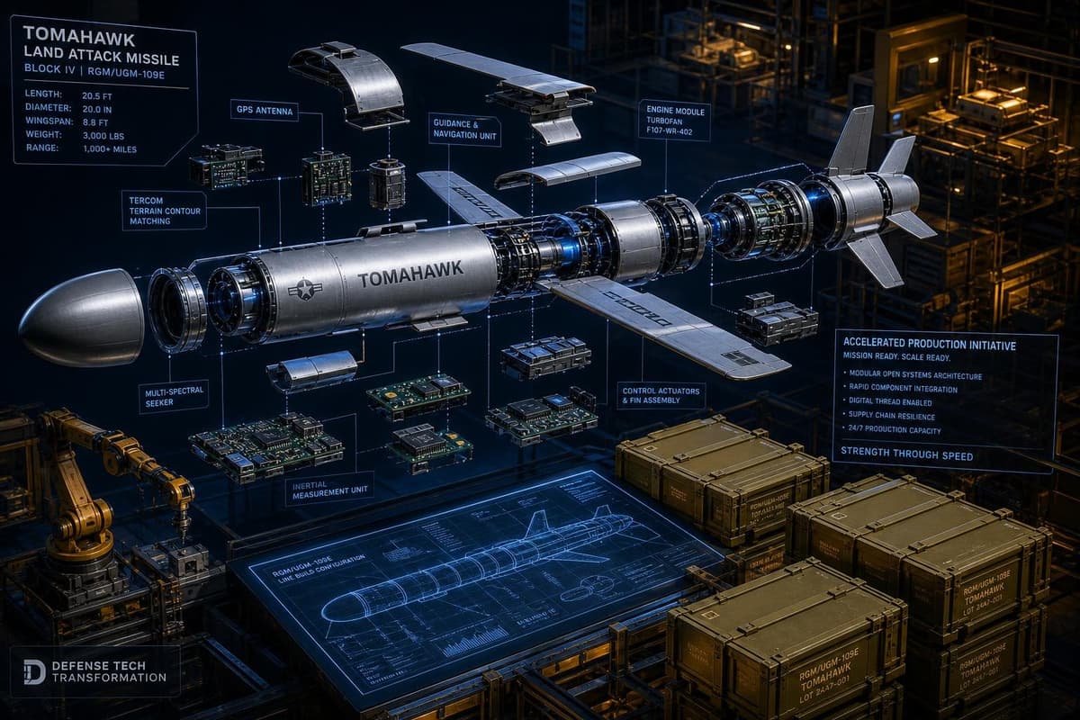 Hero image for "The Tomahawk Contract Is the Clearest Sign Yet That the Iran War Is Reshaping the Entire Defense Industrial Base"