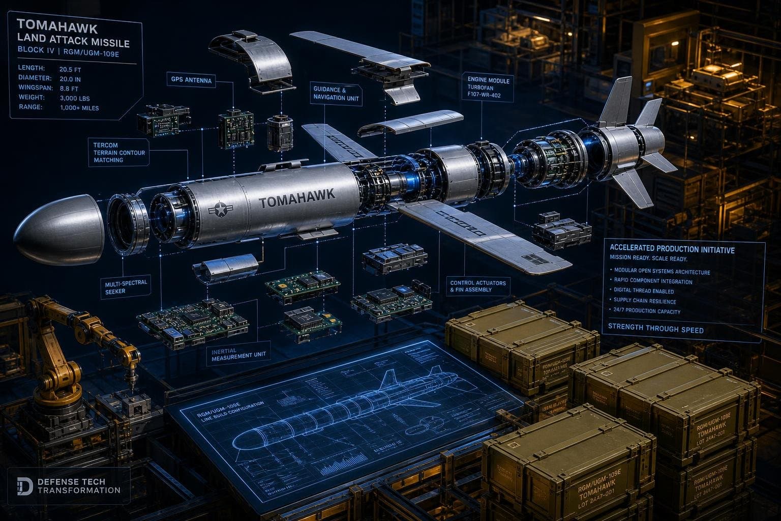 Hero image for "The Tomahawk Contract Is the Clearest Sign Yet That the Iran War Is Reshaping the Entire Defense Industrial Base"