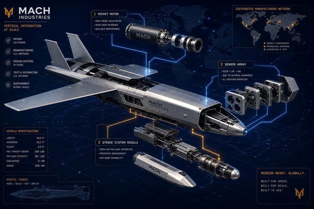 Hero image for "Mach Industries Just Doubled Its Valuation in 90 Days — That's the Defense Tech Funding Story Right Now"
