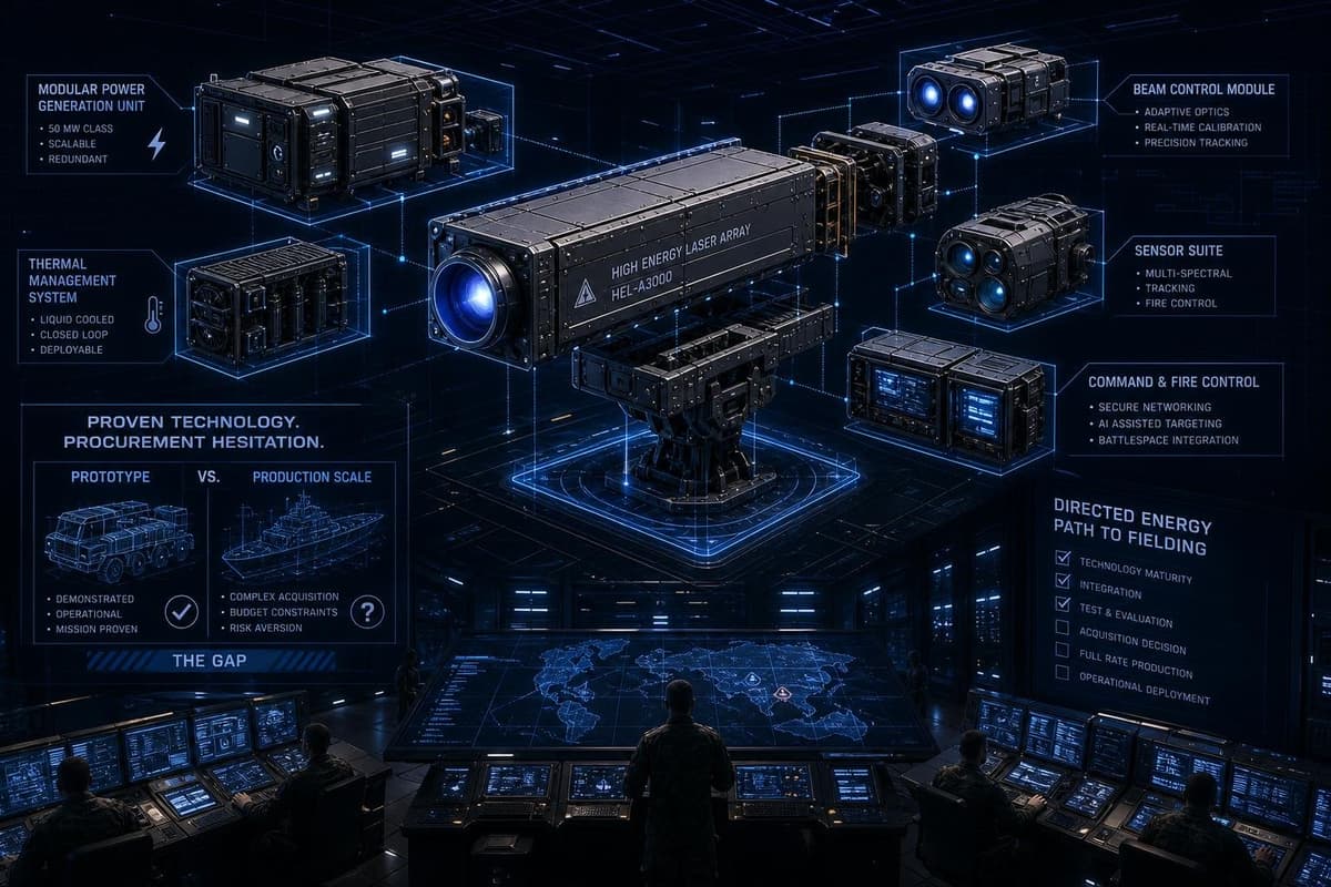 Hero image for "Directed Energy's Real Bottleneck Is Scale, Not Science — And the Air Force Is the Hardest Sell"