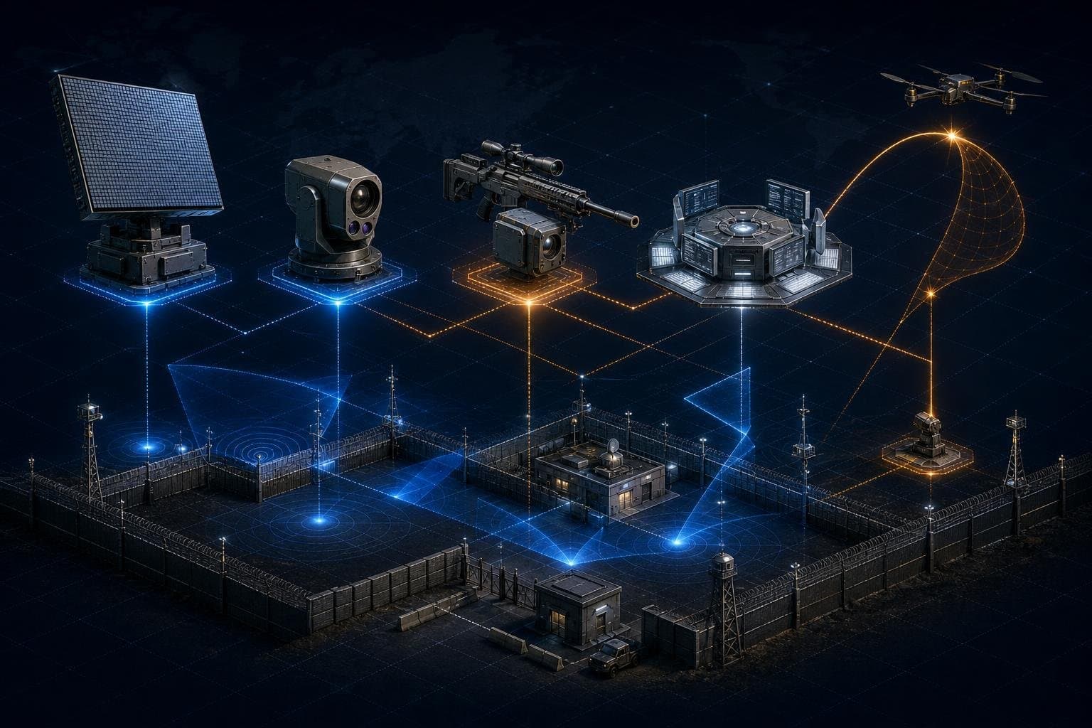 Hero image for "JIATF-401's $7 Billion in Counter-Drone Awards Just Named the Winners of Base Defense"